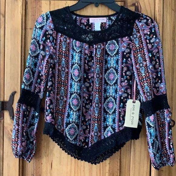 ****** 5 for $25 Zoe & Rose Girls' Top - Picture 1 of 6